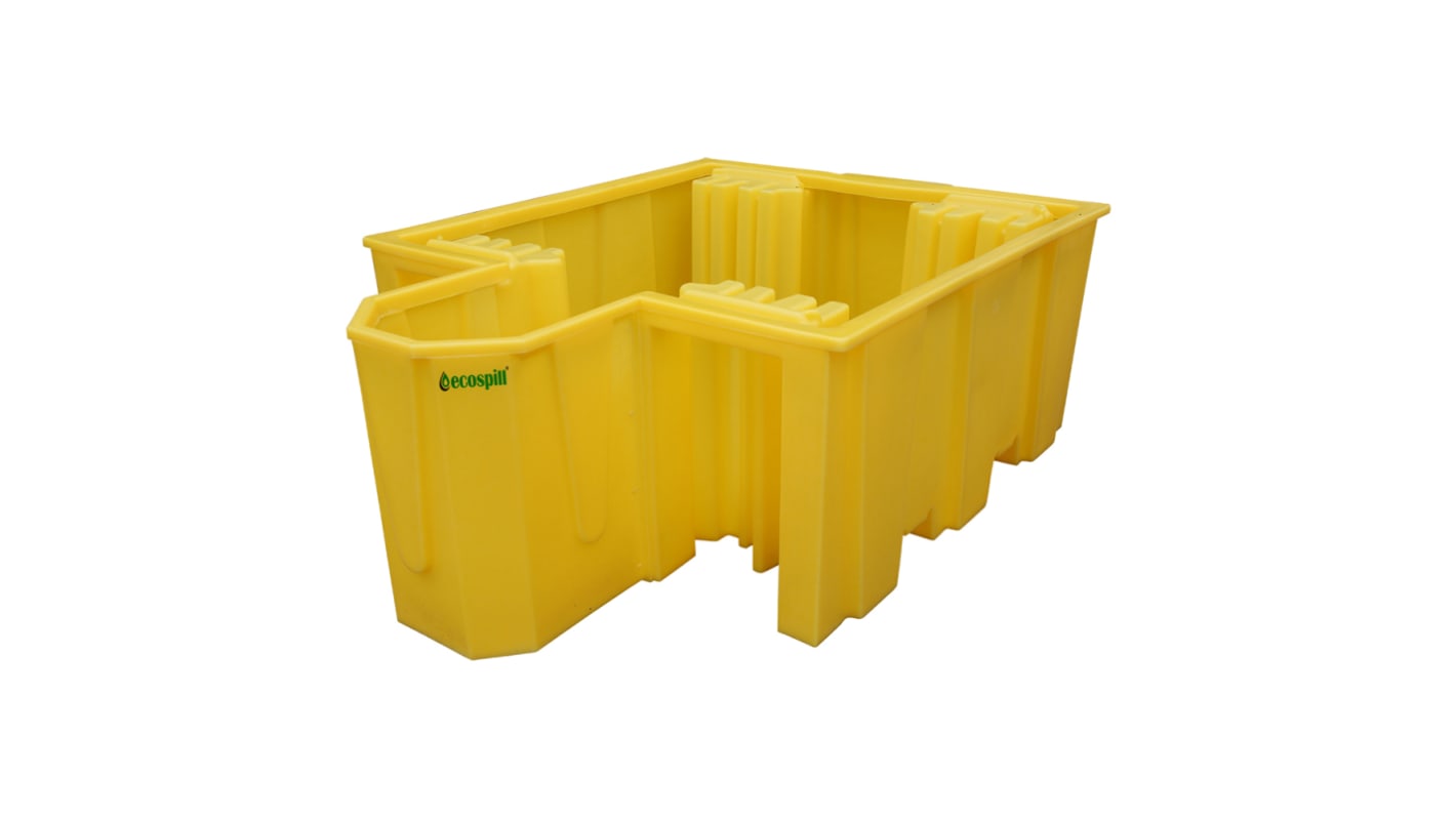 Palé para control de derrames Ecospill Ltd, capacidad 1100L, para sustancia química