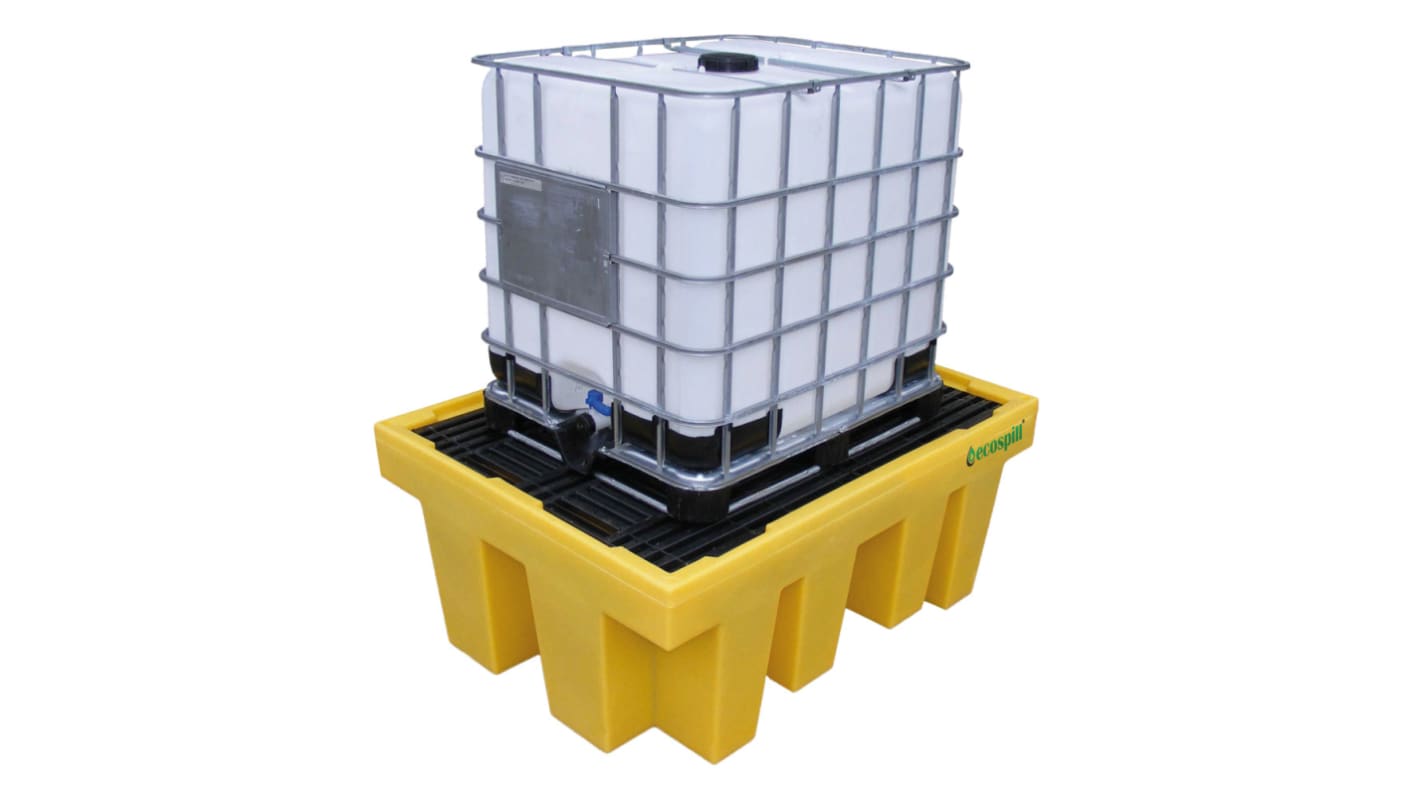 Ecospill Ltd Polyethylene Spill Pallet for Chemical, 1100L Capacity