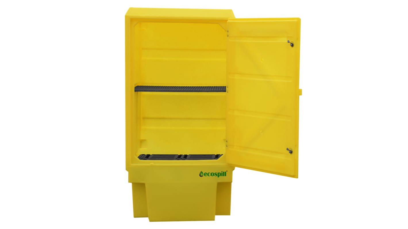 Ecospill Ltd 1 Door, 0 Drawer Polyethylene Floor Standing Cupboard, 92 x 72 x 184cm