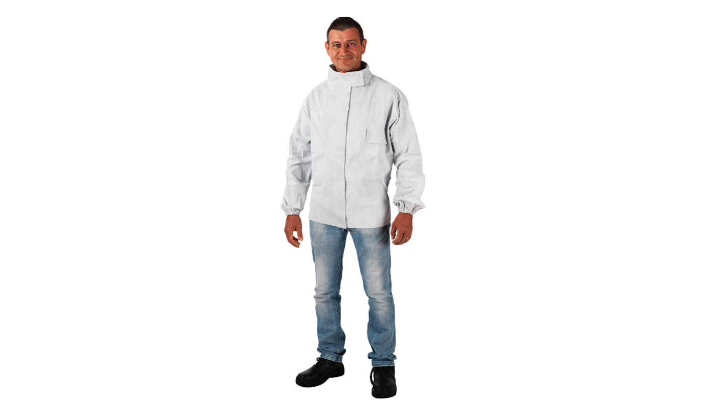 Chaqueta de trabajo, Hombre, XL, Gris, Resistentes a la abrasión, Duradero MO57455