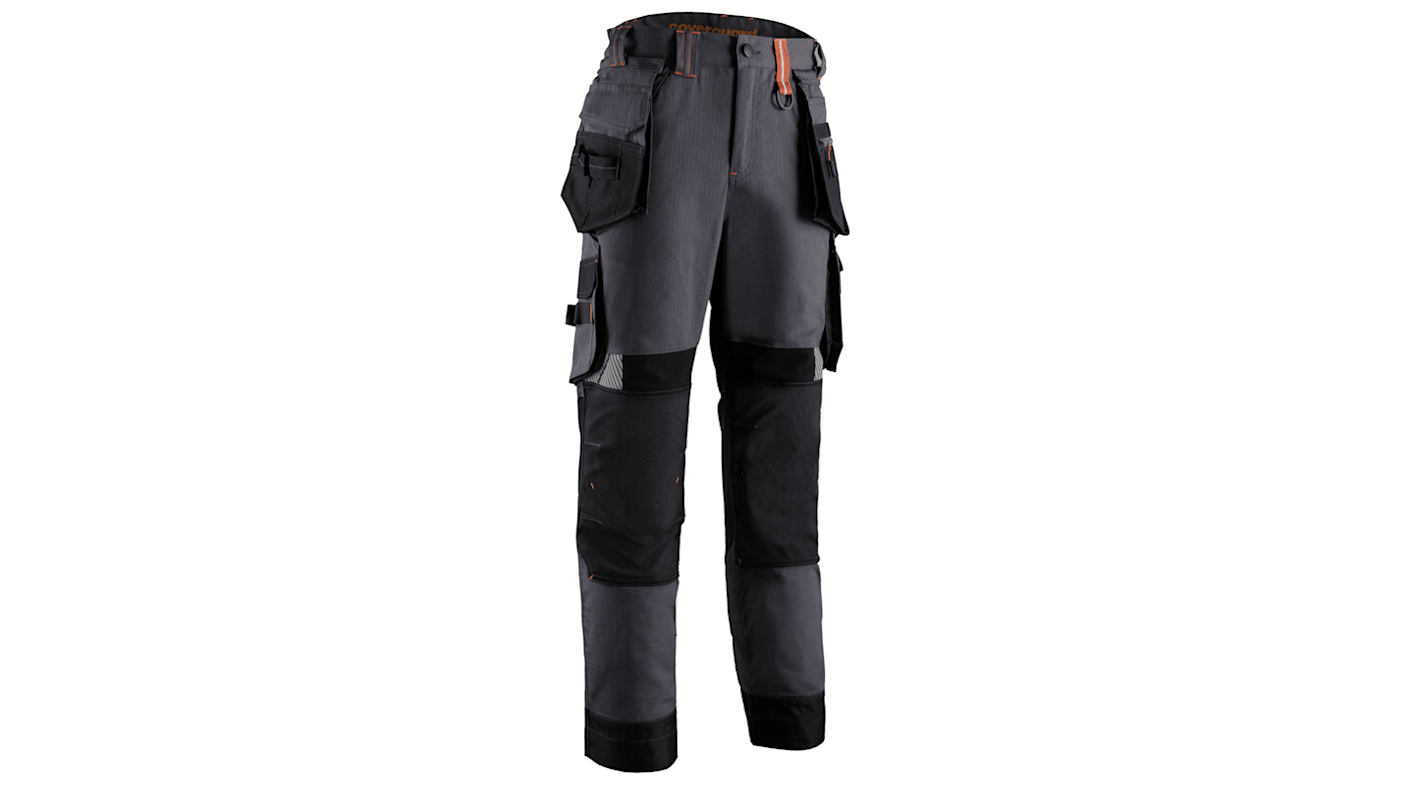 Pantalon Coverguard 5CRP150, 76-83cm Unisexe, Anthracite en Ripstop, Extensible