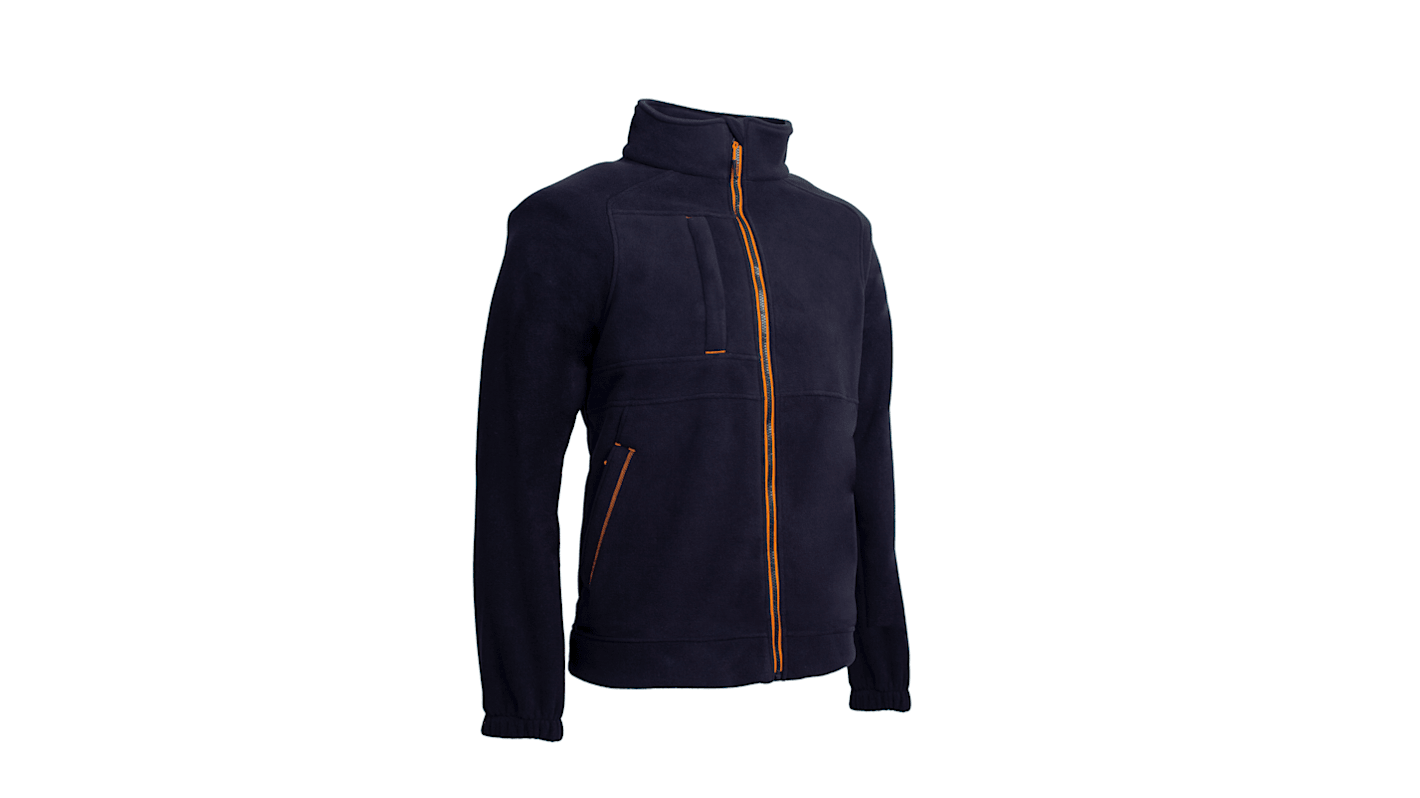 Chaqueta, Hombre, 3XL, Negro, naranja, Resistente al frío 5KOA310