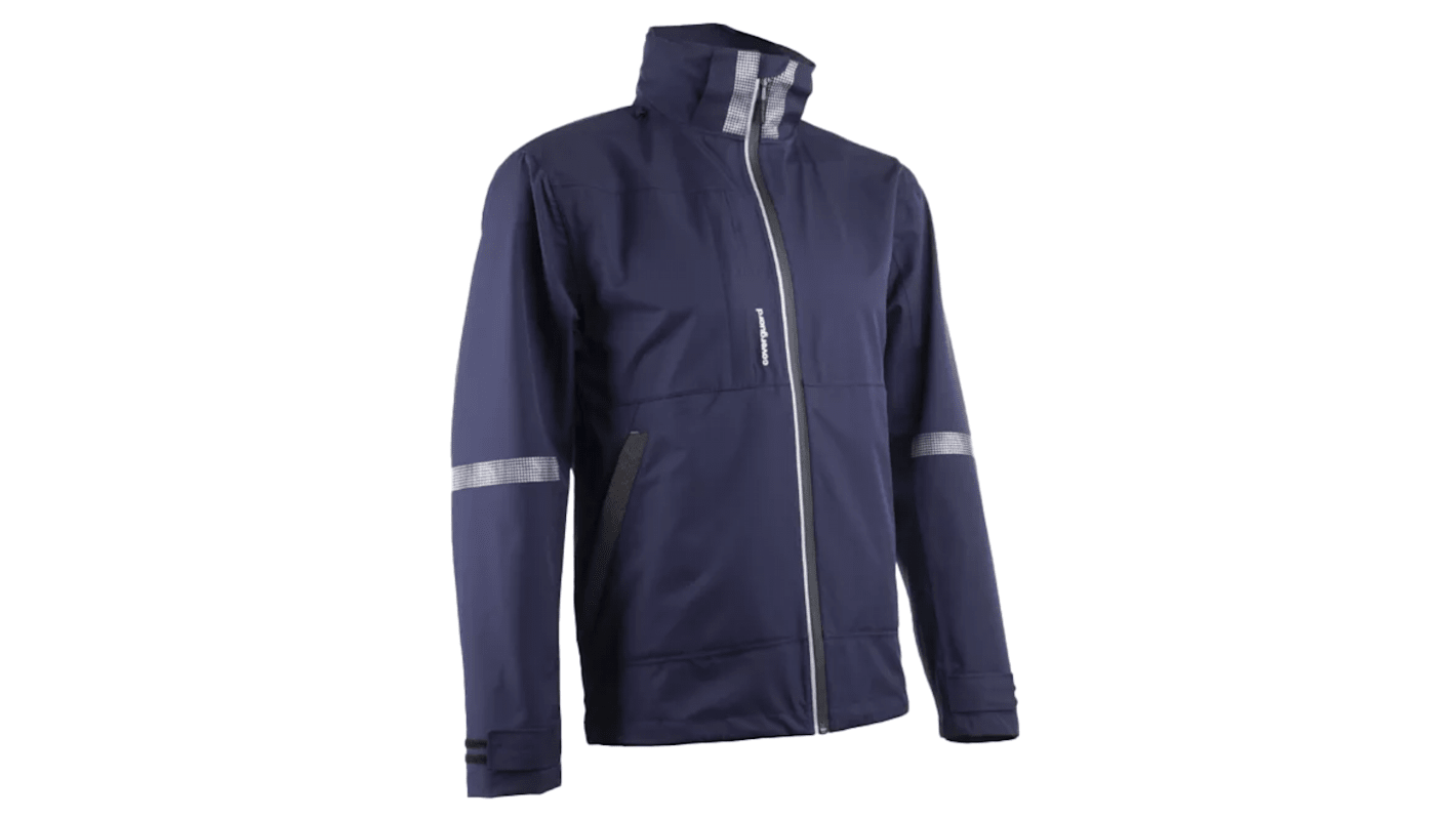 Chaqueta, Hombre, XXL, Azul marino/azul intenso, Transpirable, impermeable 5PYT120