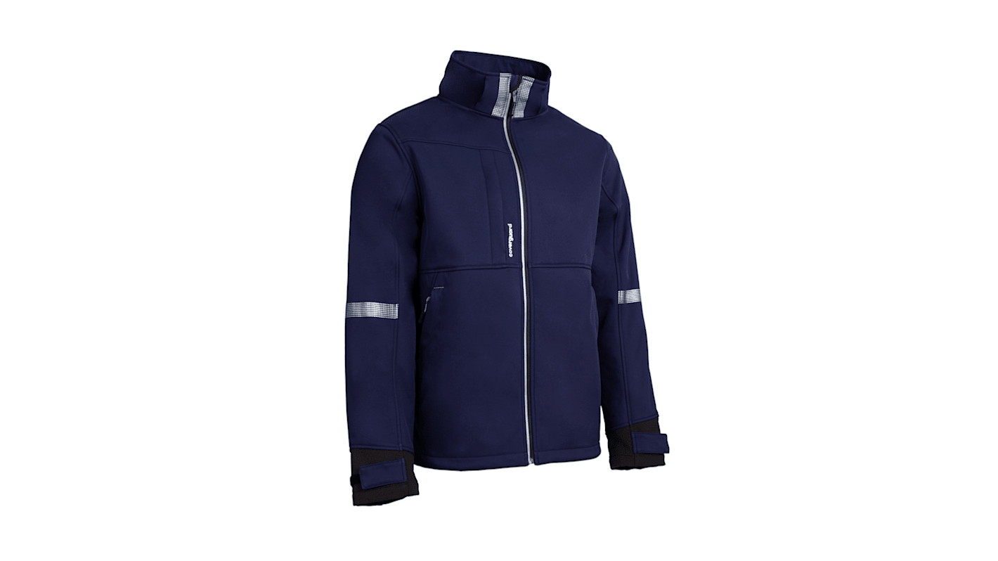 Chaqueta, Hombre, XL, Azul marino/azul intenso, Transpirable, resistente al frío, impermeable, a prueba de viento