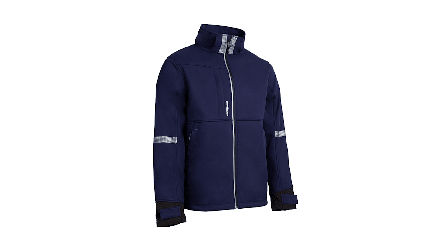 Chaqueta, Hombre, 3XL, Azul marino/azul intenso, Transpirable, resistente al frío, impermeable, a prueba de viento