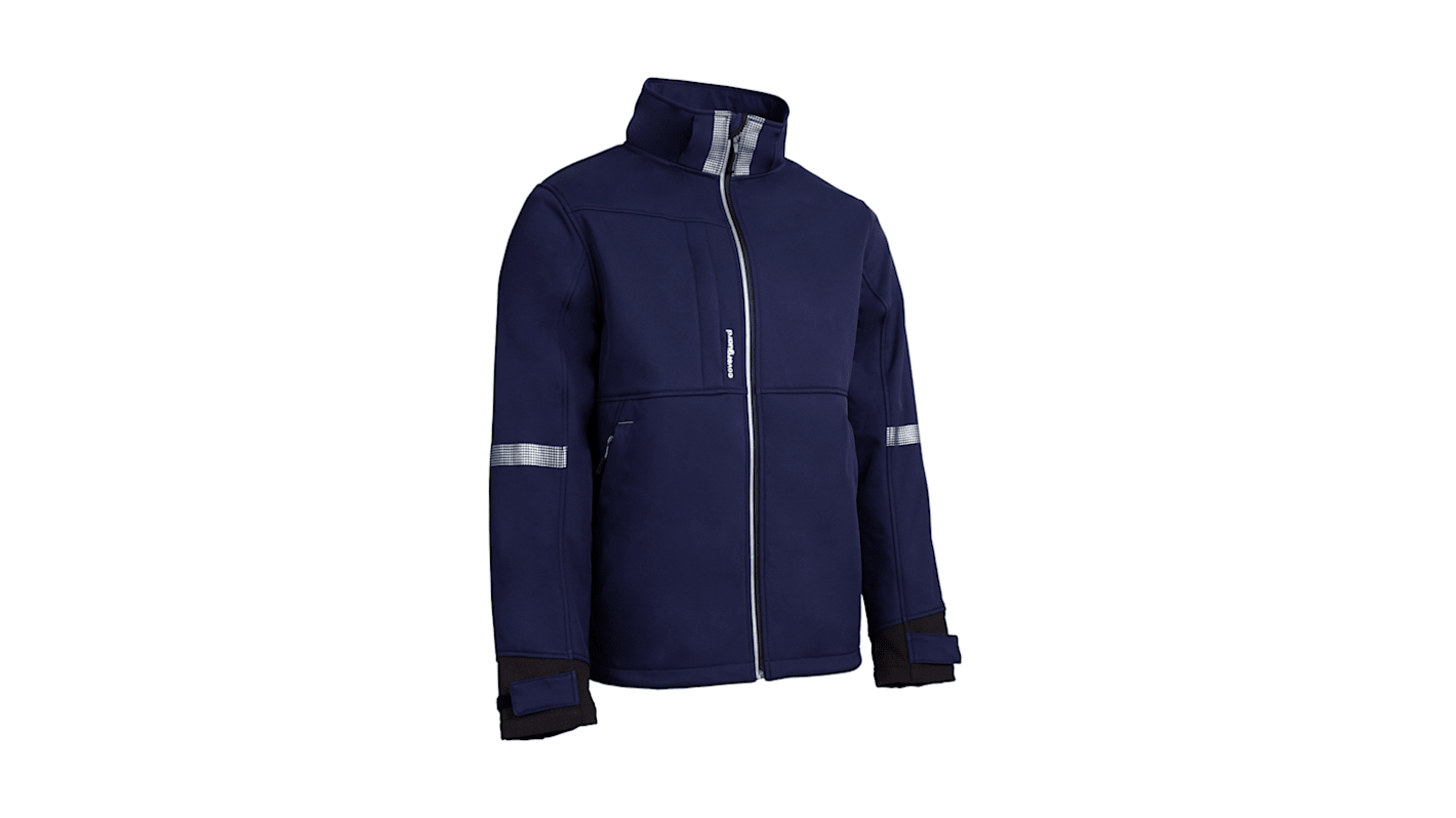 Veste Softshell Homme Coverguard 5SEA120, Bleu marine/Bleu royal, XL, Respirant, Résistant au froid, Imperméable,