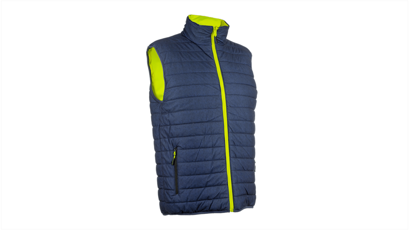 Coverguard 5YOR160 Black/Green/White/Yellow Hi-Vis, Waterproof Bodywarmer, 3XL