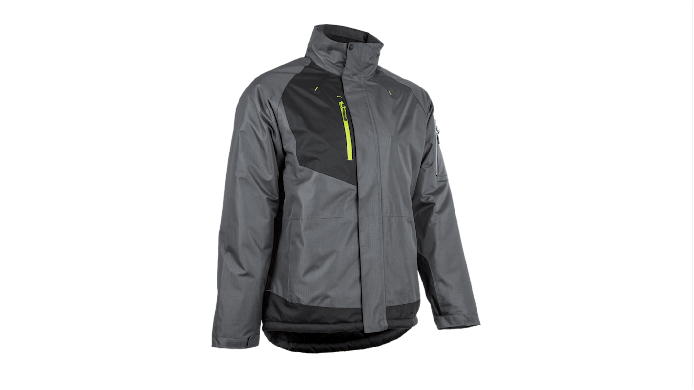 Parka, Hombre, XL, Antracita, Transpirable, resistente al frío, impermeable, a prueba de viento 5YUZ450