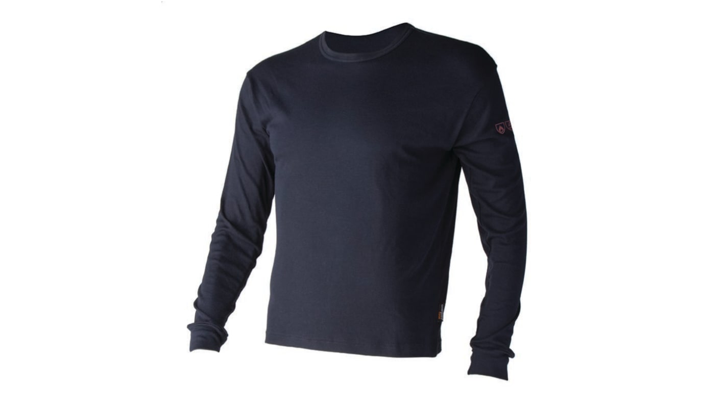 Coverguard Navy Cotton, Modacrylic Thermal Shirt, M