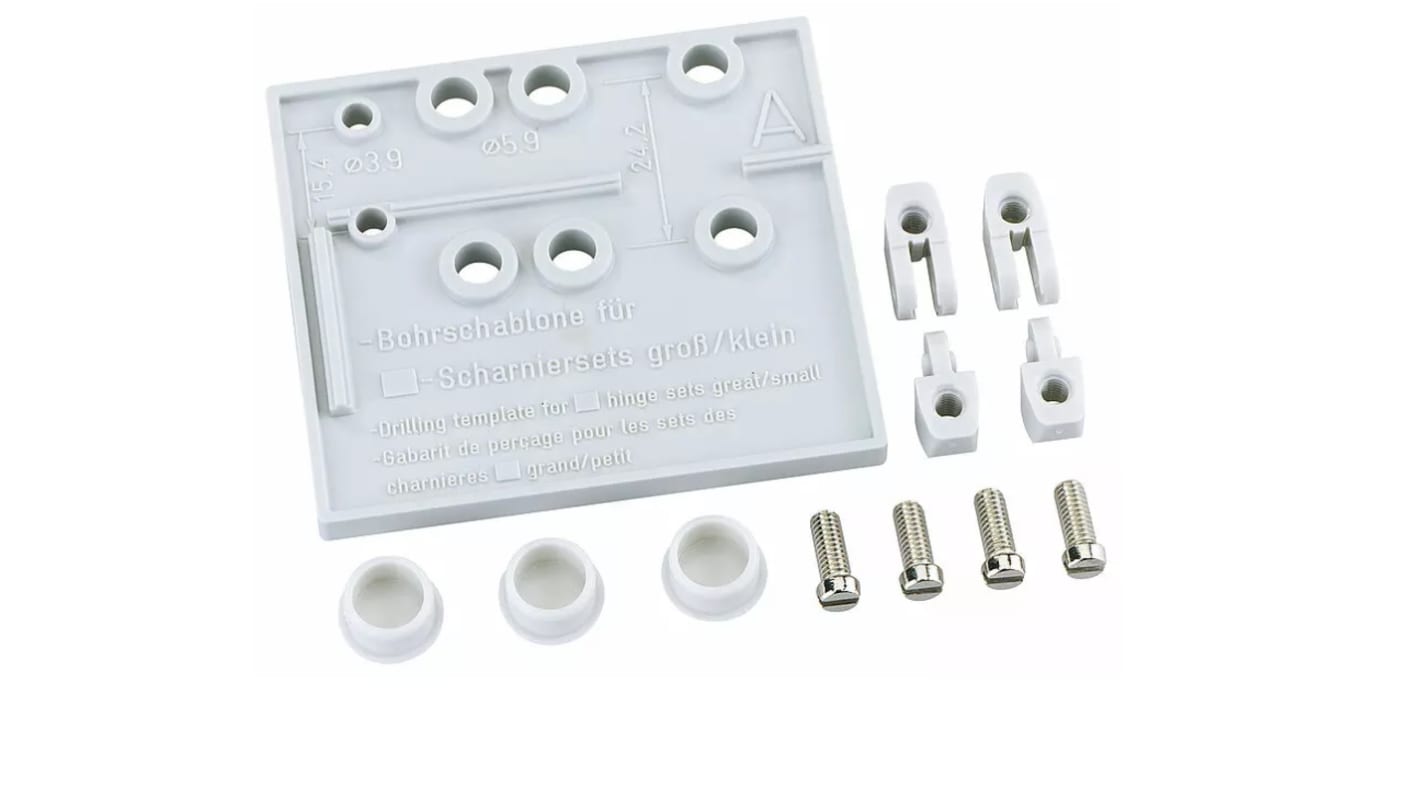 Spelsberg ASS-kl Series External Hinge Set for Use with Retrofitting the Enclosure Cover to Hinged Door, 7.5 x 8.4 x