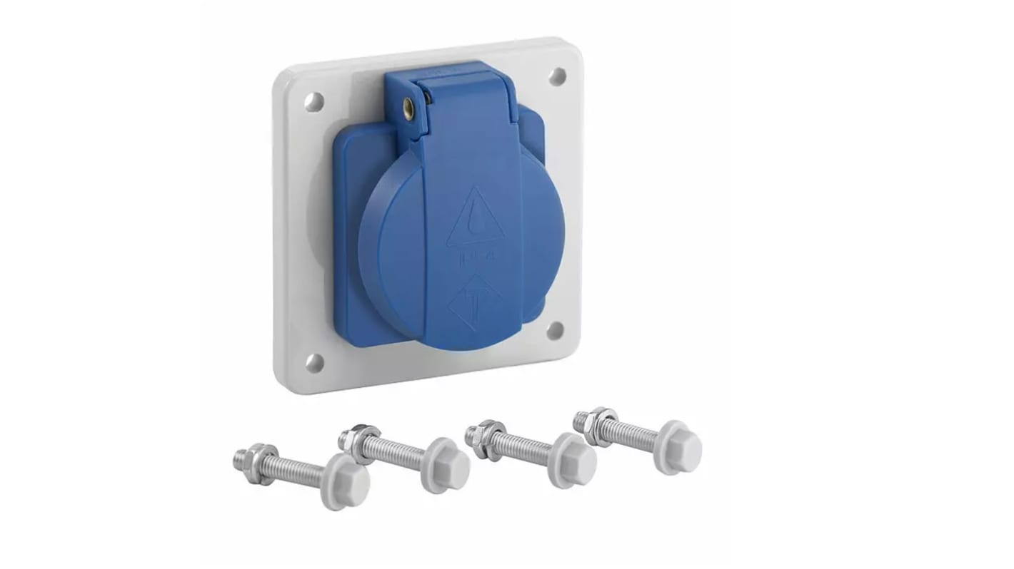 Gunther Spelsberg AK3 Series Socket for Use with Small Distribution Boards, 75 x 75 x 29mm