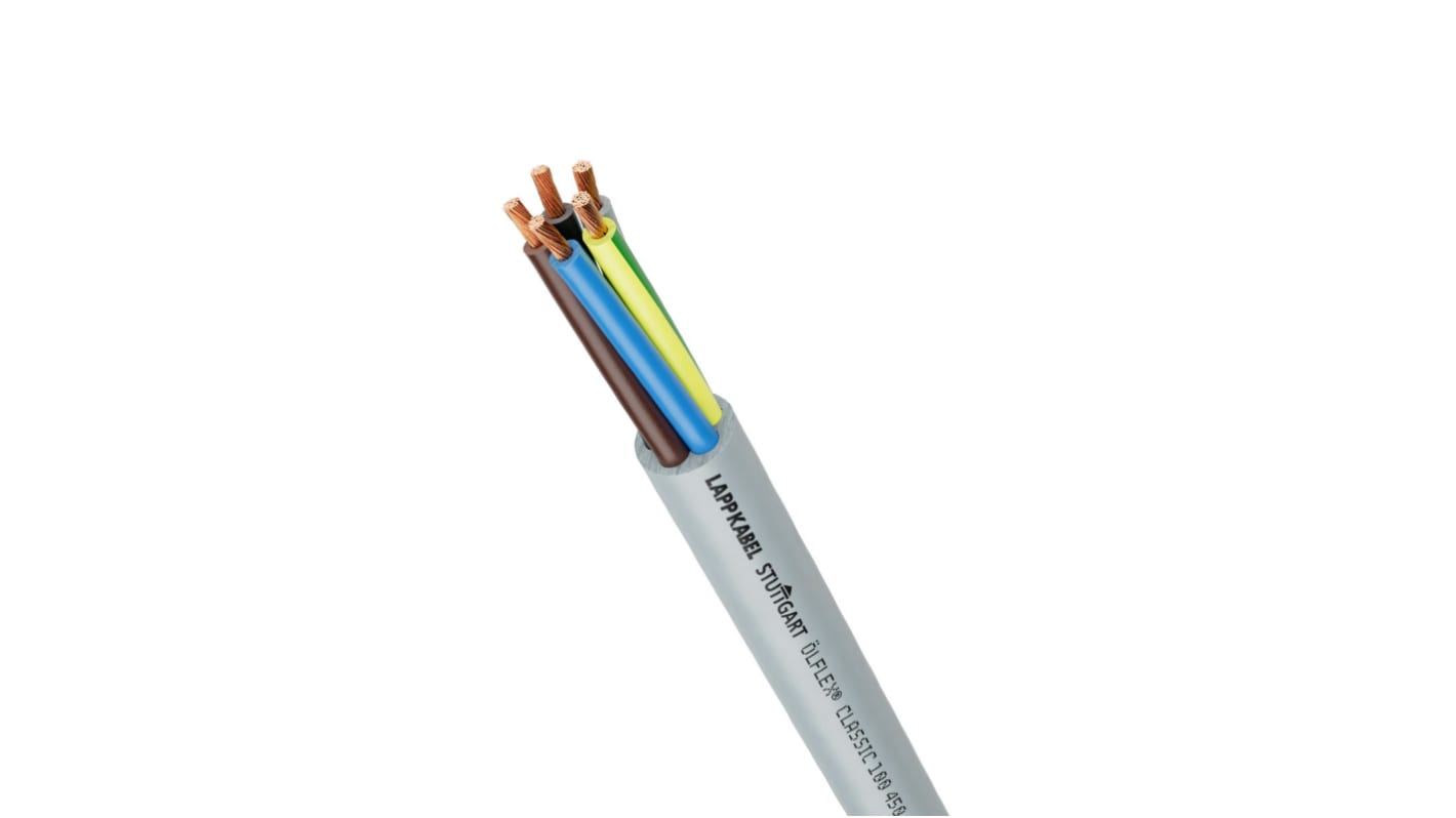 Cable de control Helukabel OLFLEX de 3 núcleos, 2,5 mm², long. 100m, funda de PVC