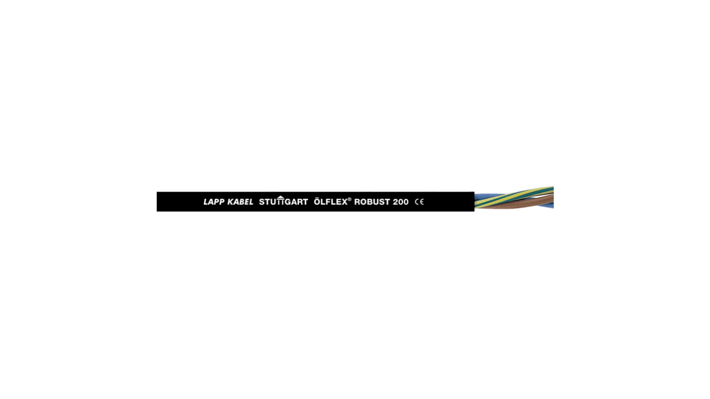 Lapp OLFLEX Control Cable, 3 Cores, 2.5 mm², Screened, 100m, Black PVC Sheath