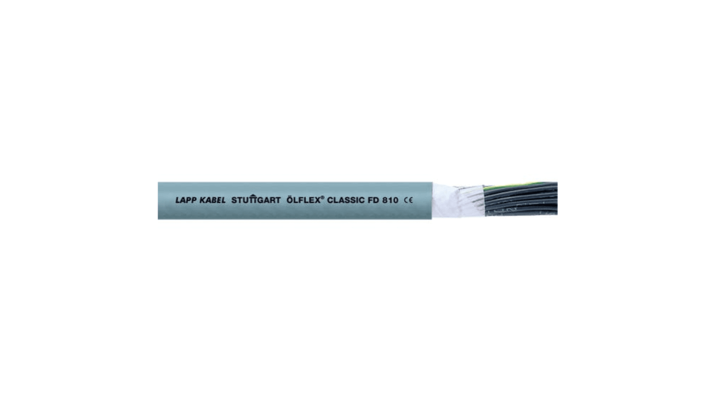 Lapp OLFLEX Power Cable, 25 Cores, 0.5 mm², Screened, 100m, Grey PVC Sheath, 20