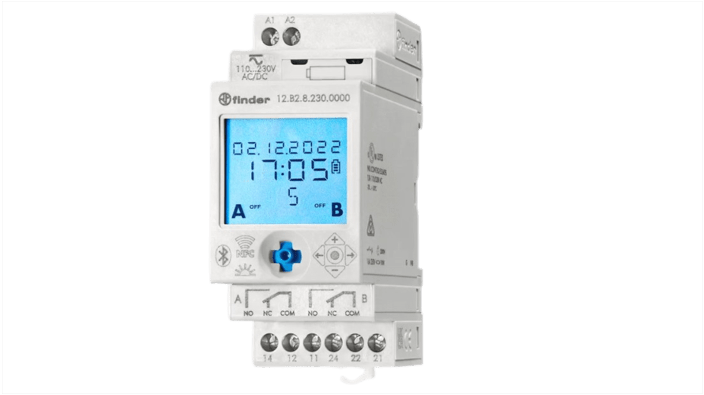 Temporizzatore Finder, 110 → 230 V