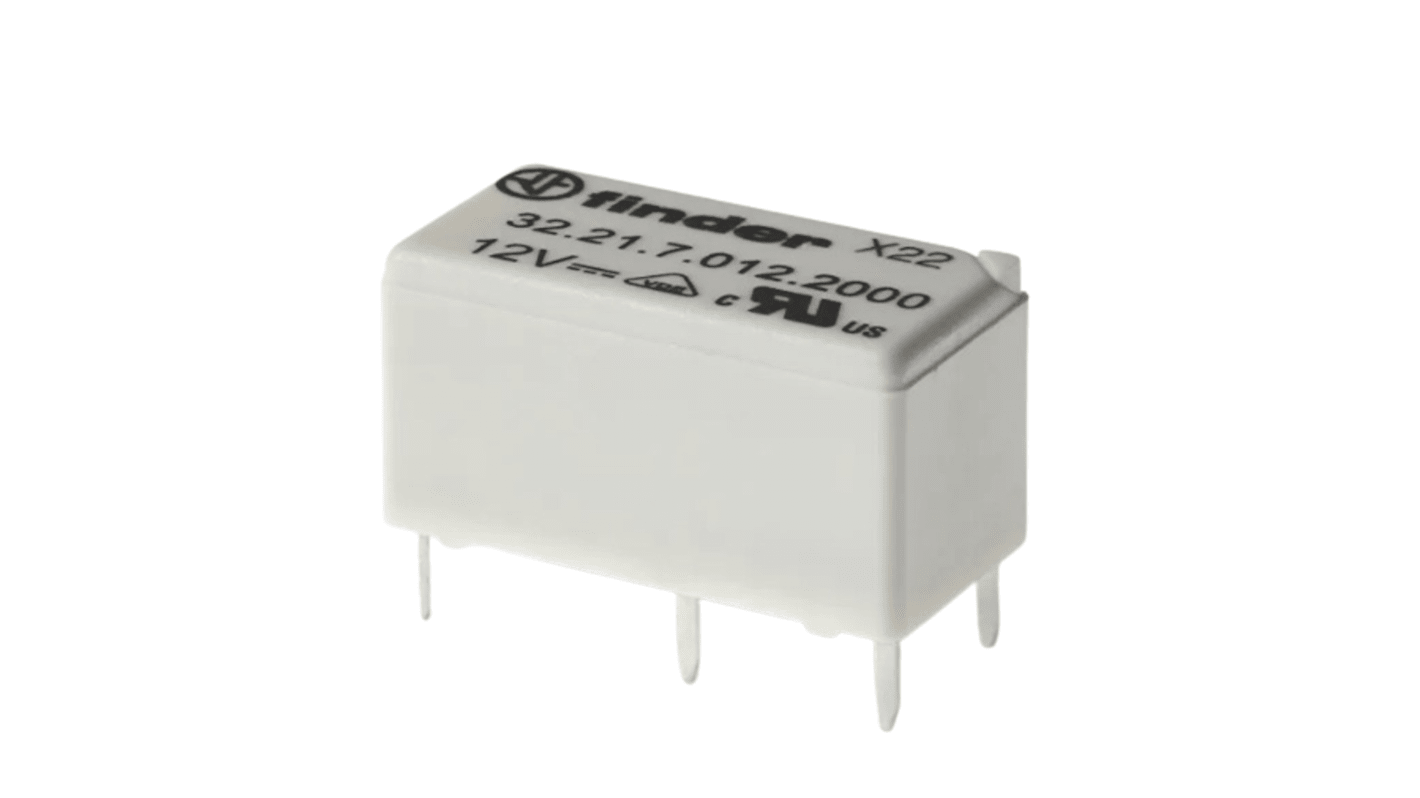 Finder PCB Mount Relay, 5 → 48V dc Coil, 6A Switching Current, SPDT