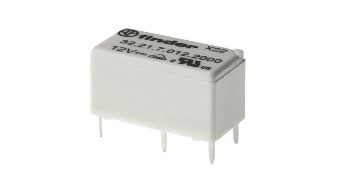 Finder PCB Mount Relay, 5 → 48V dc Coil, 6A Switching Current, SPDT