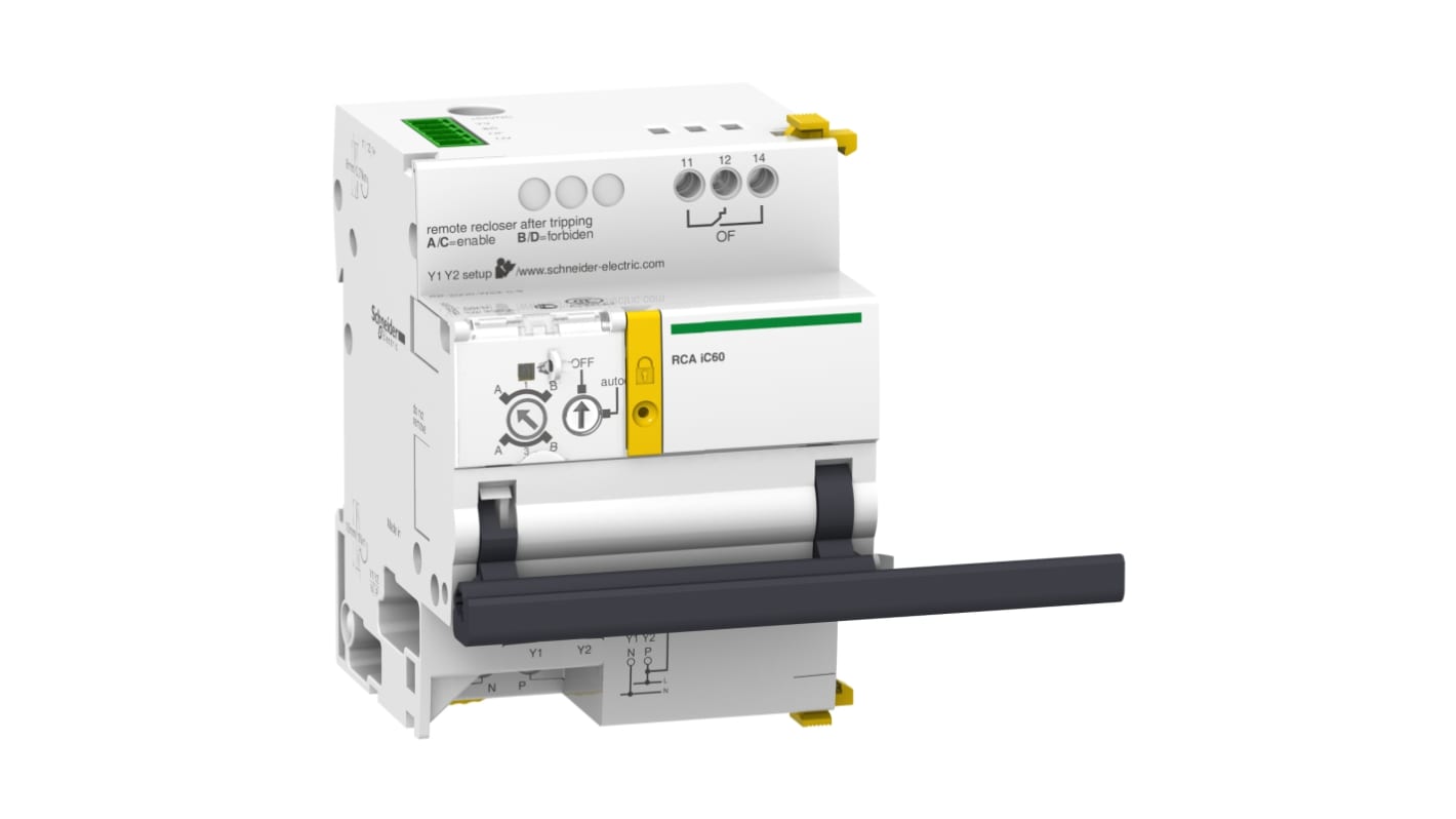 Sistema de control remoto Schneider Electric A9C70124 Acti9 para uso con Disyuntores iC60