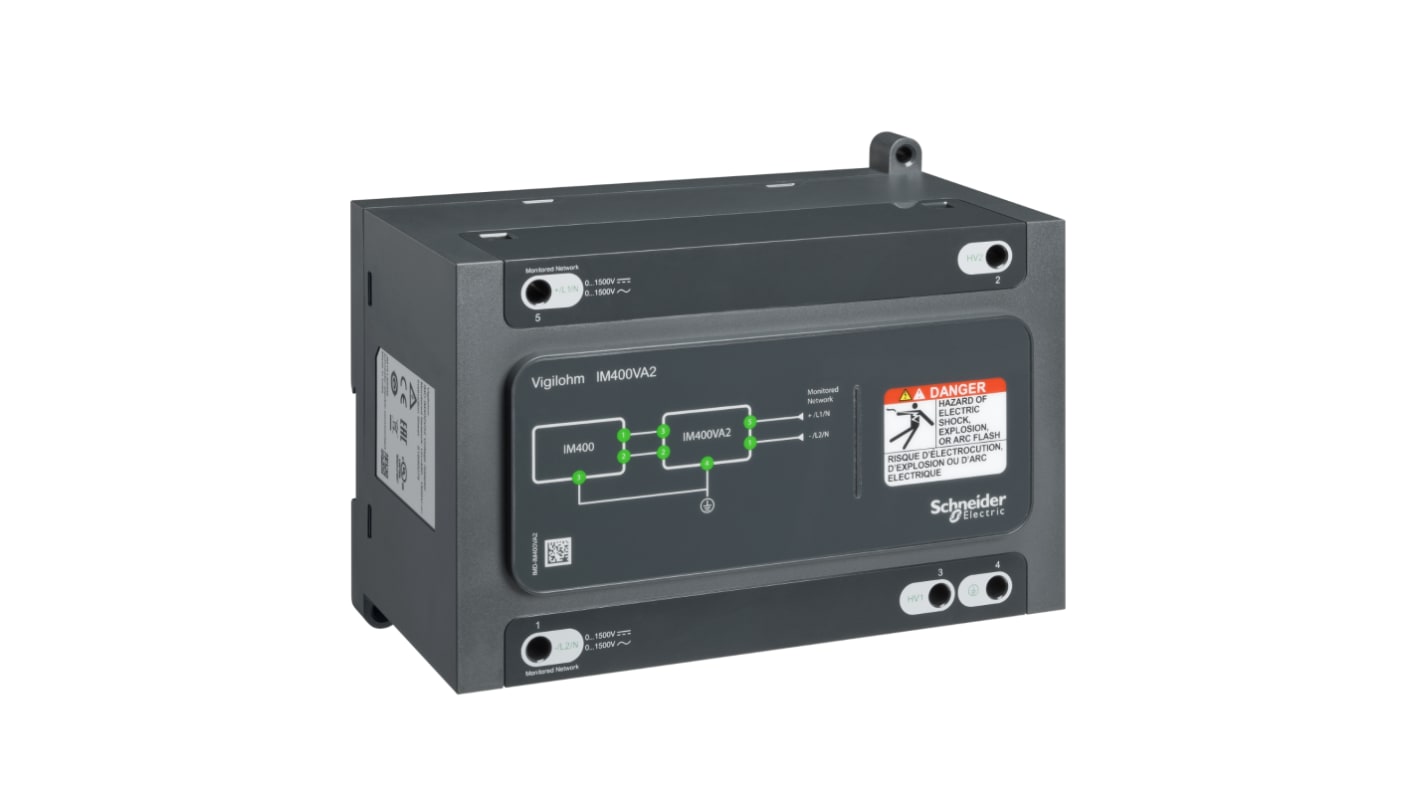 Adaptador de tensión Schneider Electric para utilizar con Dispositivos de control de aislamiento Vigilohm IM400C