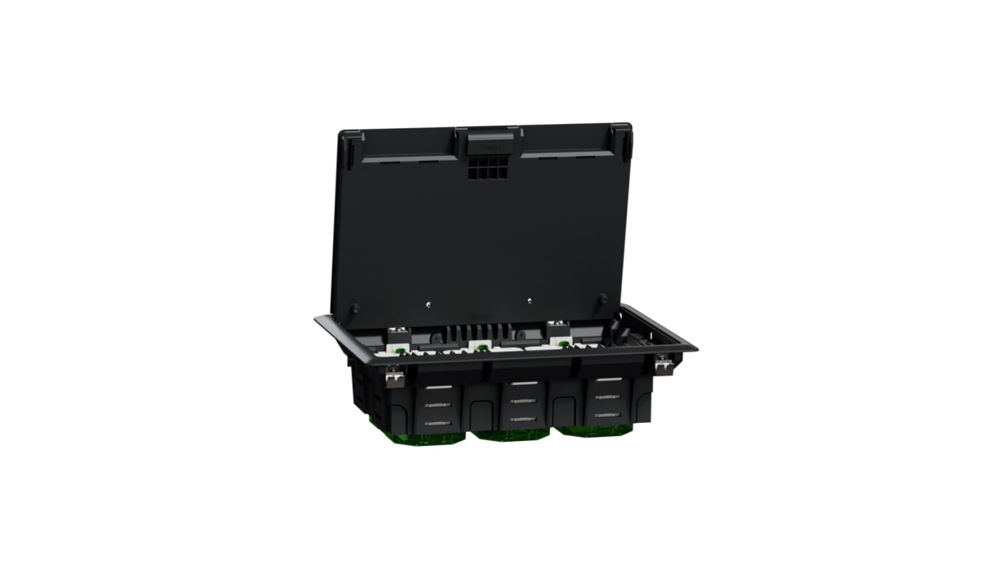 Caja de suelo Schneider Electric, 6 Compartimentos , 200 mm x 275mm x 70mm