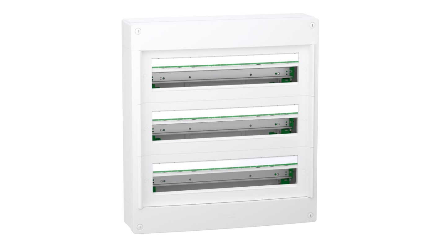 Schneider Electric White Plastic LVSX Enclosure - 3 Hole