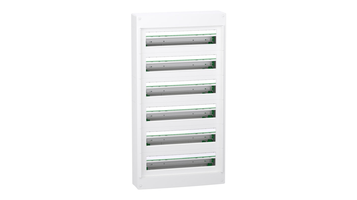 Schneider Electric White Plastic LVSX Enclosure - 6 Hole