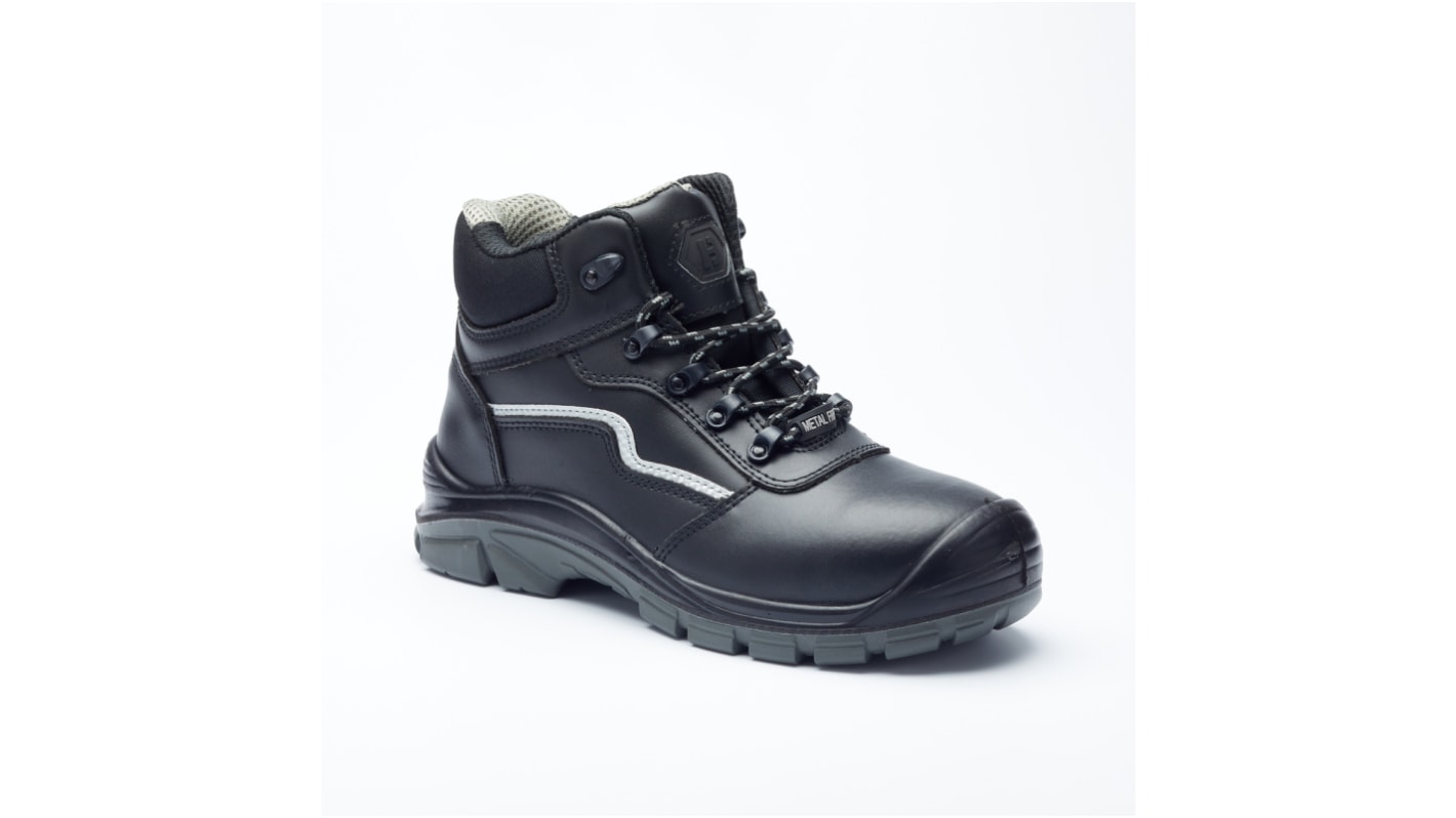 Blackrock CF08 Unisex Black Non Metallic  Toe Capped Safety Shoes, UK 3, EU 36