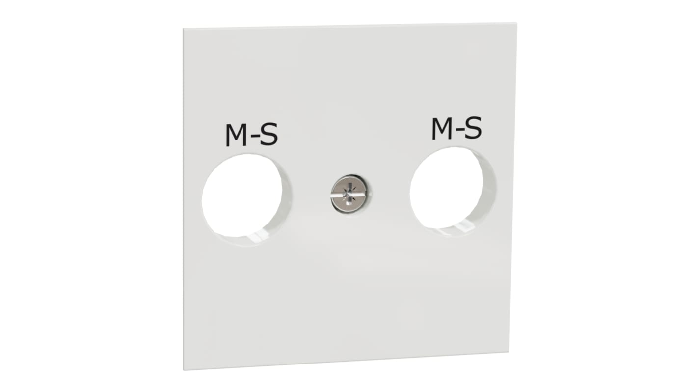 Schneider Electric, New Unica IP2XC White Screw Mount Horizontal Socket Socket