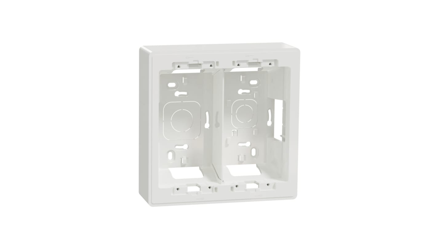 Schneider Electric White ABS New Unica Control Station Enclosure - 4 Hole