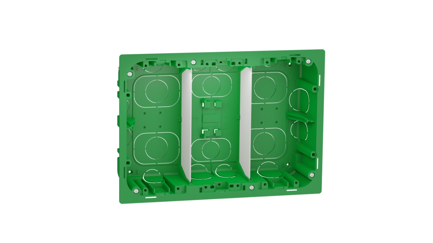 Schneider Electric Green ABS New Unica Control Station Enclosure - 4 Hole