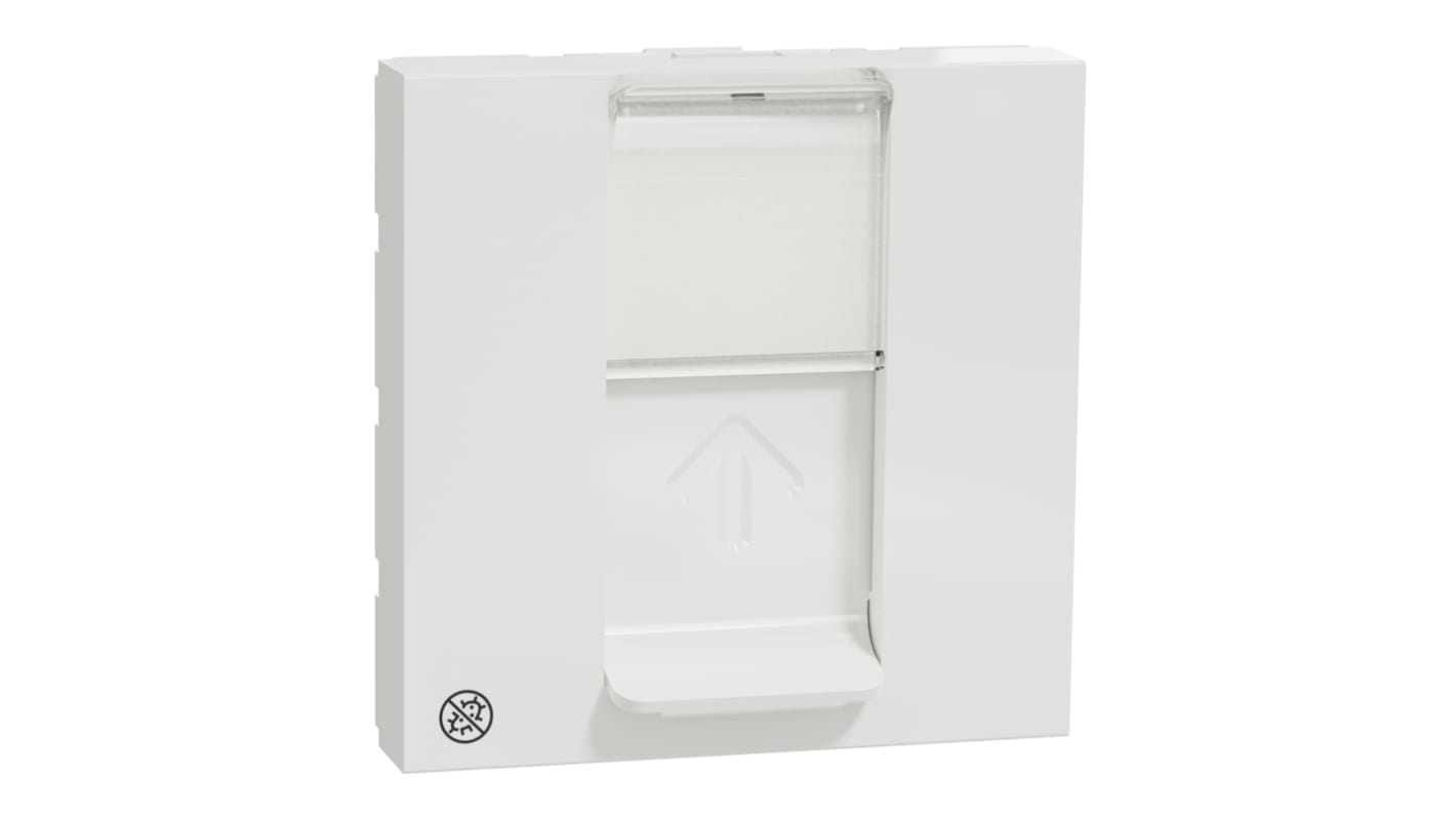 Schneider Electric New Unica Series Female RJ45 Socket, Flush Mount