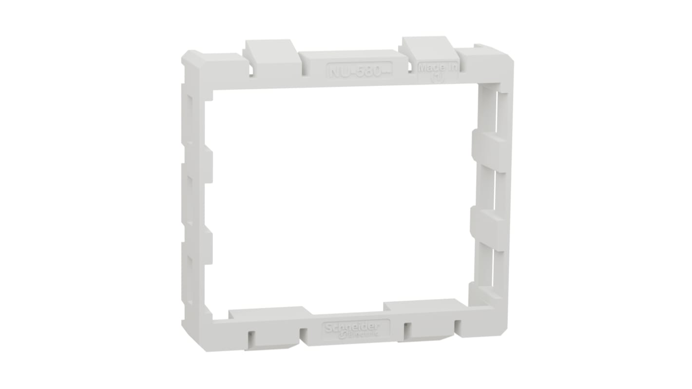 Schneider Electric White Cover Plate Mounting Frame