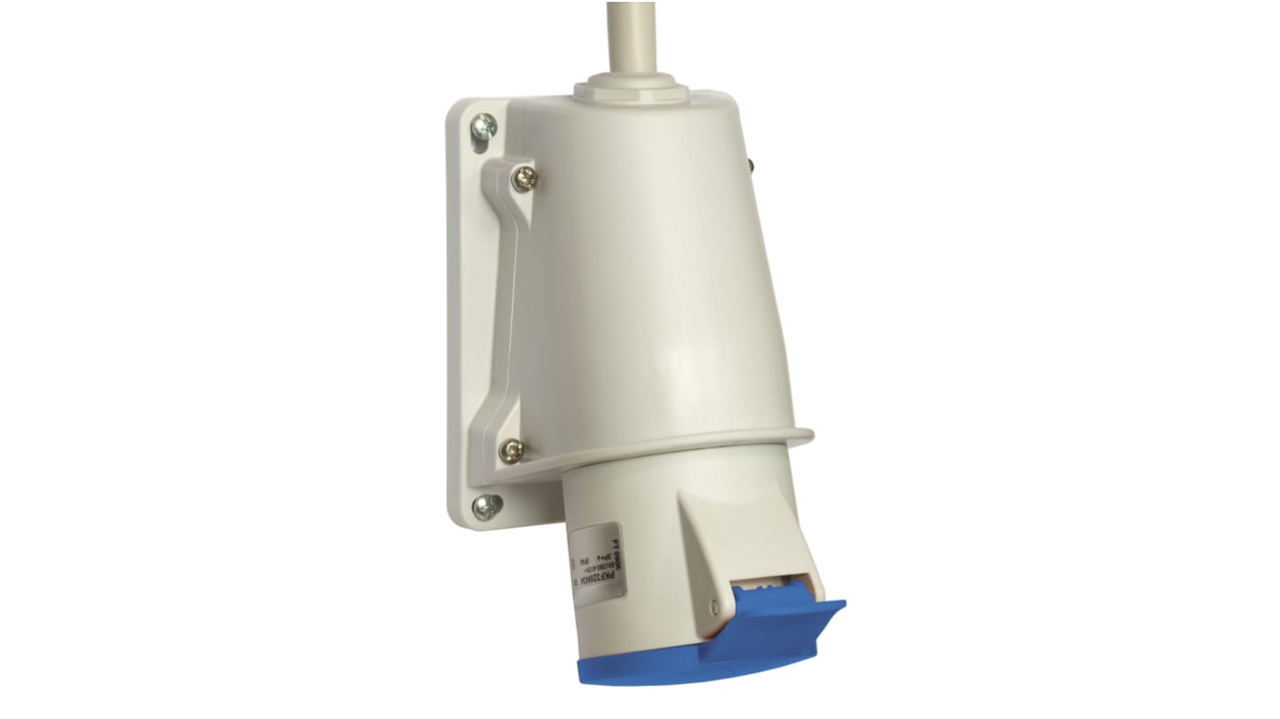 Schneider Electric, New Unica IP44 White Wall Mount 2P + E Horizontal Socket Socket, Rated At 32A, 200 → 250 V