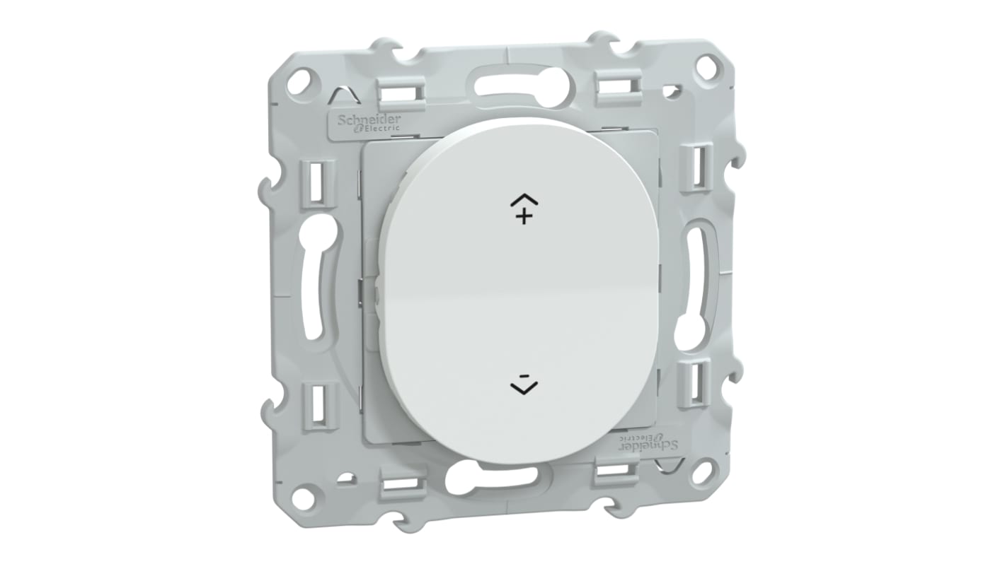 Interruptor Atenuable Schneider Electric S320531, 2 vías, , 1 módulo Módulos, Botón Pulsador, 3V