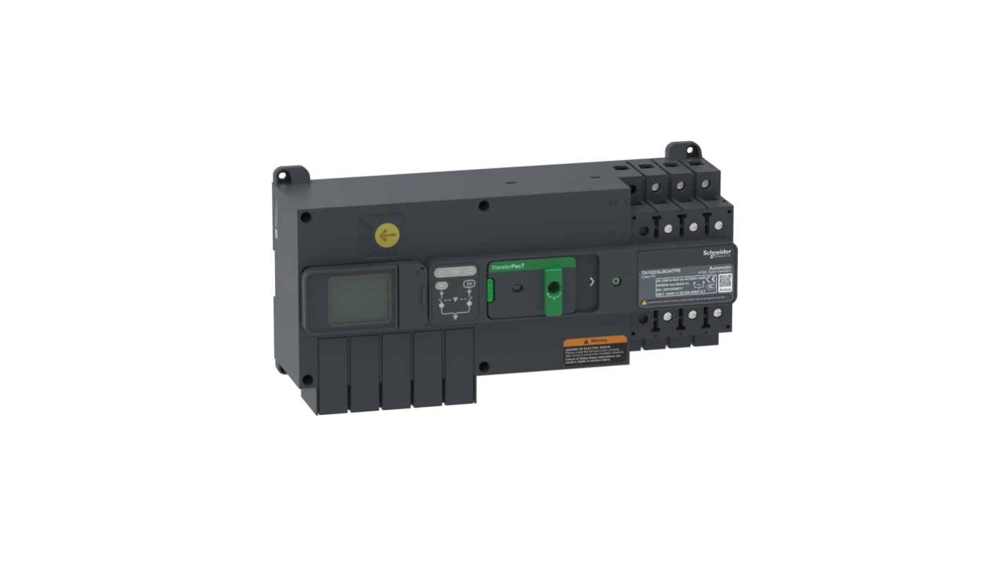 Interruttore di isolamento Schneider Electric TA10D3L0804TPE, 3P, 80A, Tipo fisso, , IP20, IP40