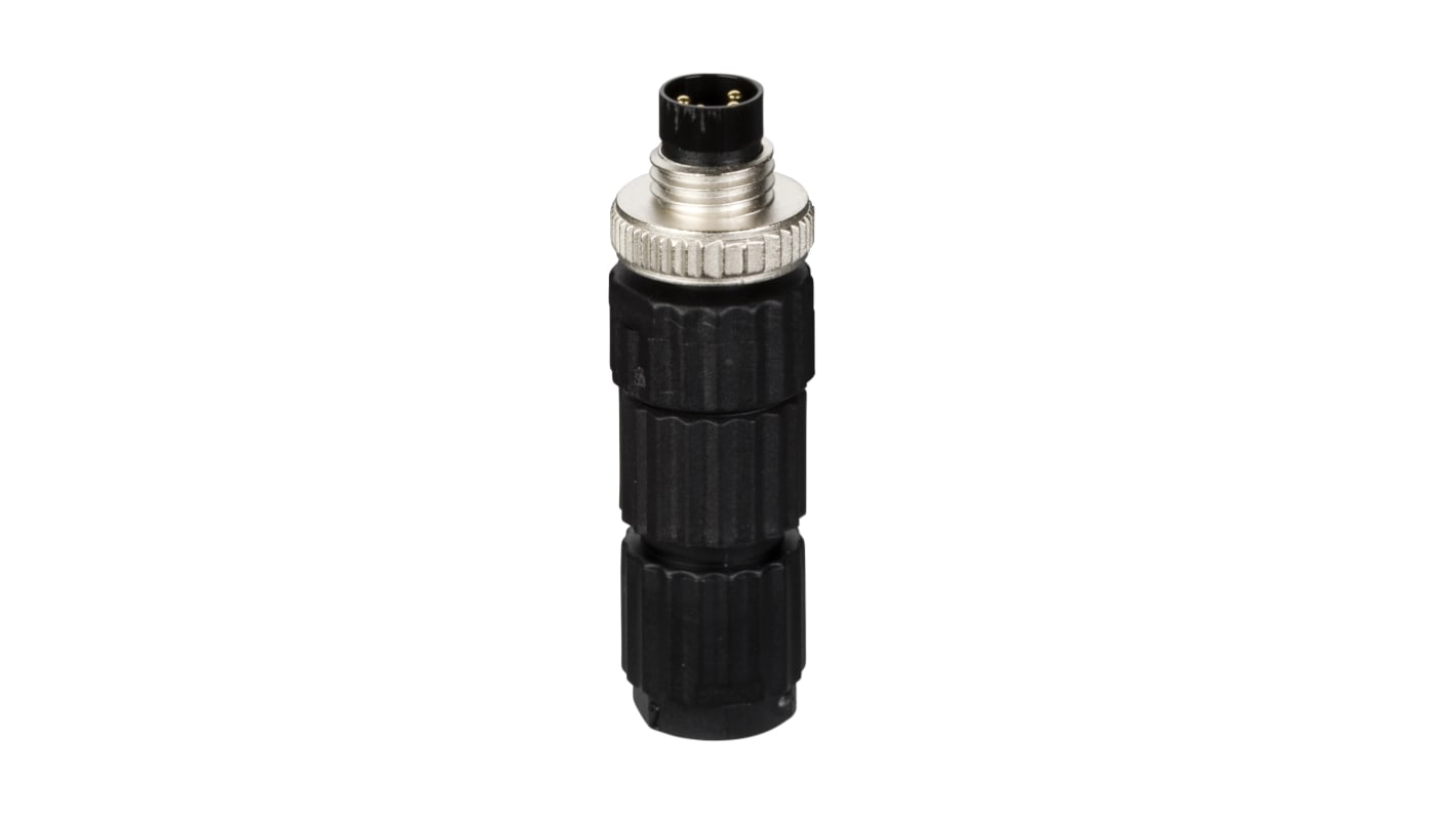 Schneider Electric Circular Connector, 4 Contacts, M8 Connector, Male, Lexium Series