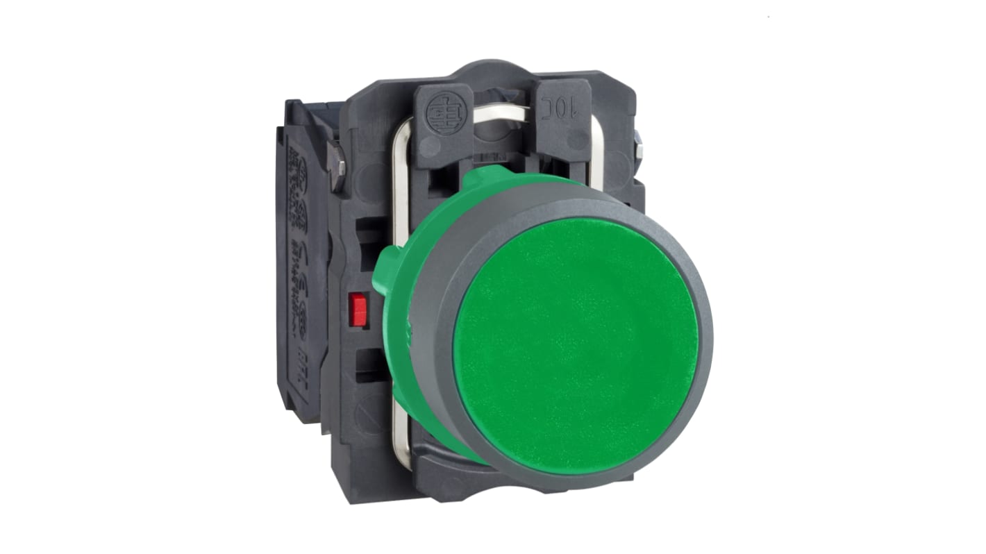 XB5AA35C0 | Schneider Electric XB5 Series Push Button, 22mm Cutout, 1 ...