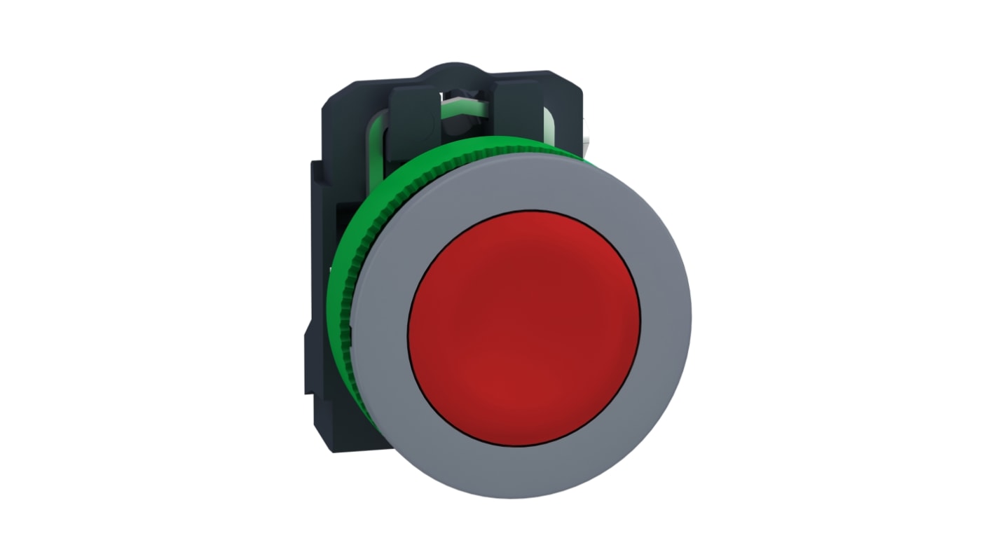 Schneider Electric XB5 Series Push Button, 22mm Cutout, 1 NC, 600V, IP66, IP67