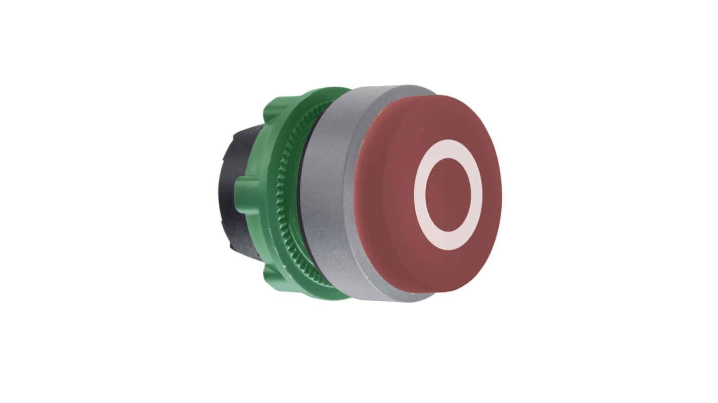 Schneider Electric Harmony XB5 Series Red Spring Return Push Button Head, 22mm Cutout, IP66, IP67