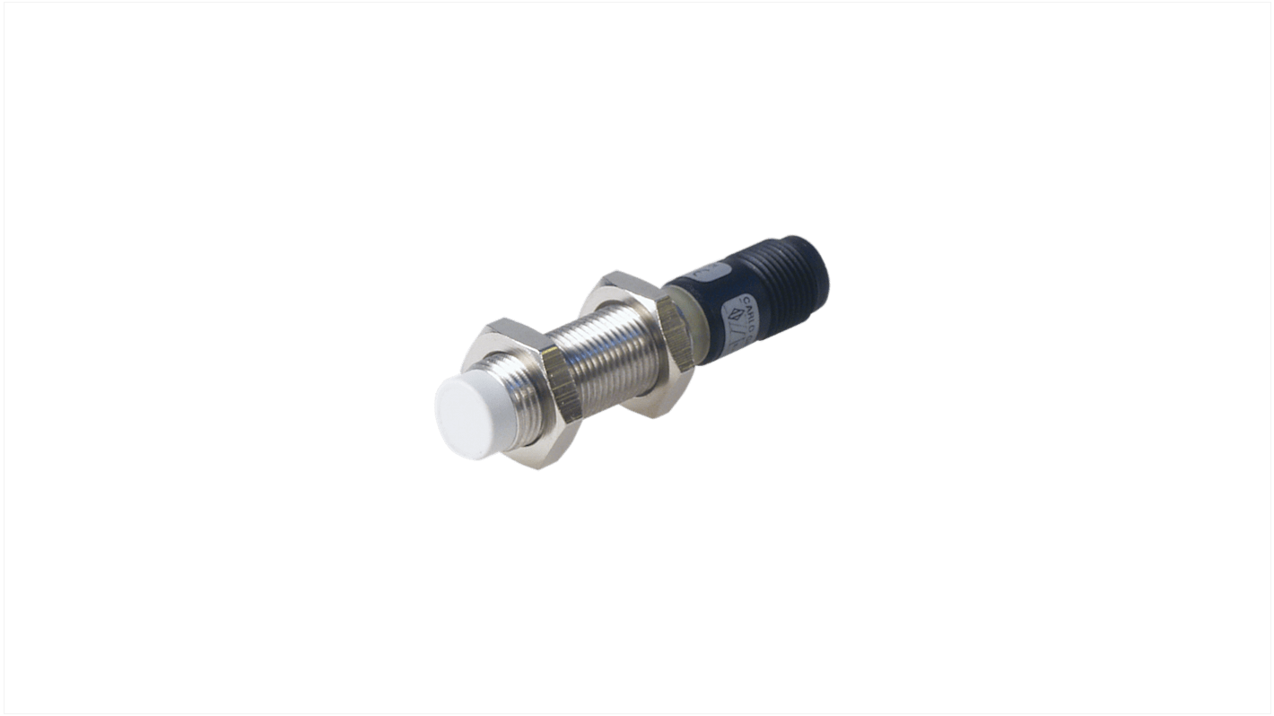 Carlo Gavazzi IA12 Series Inductive Barrel-Style Inductive Proximity Sensor, M12 x 1, 4 mm Detection, Namur Output, 7