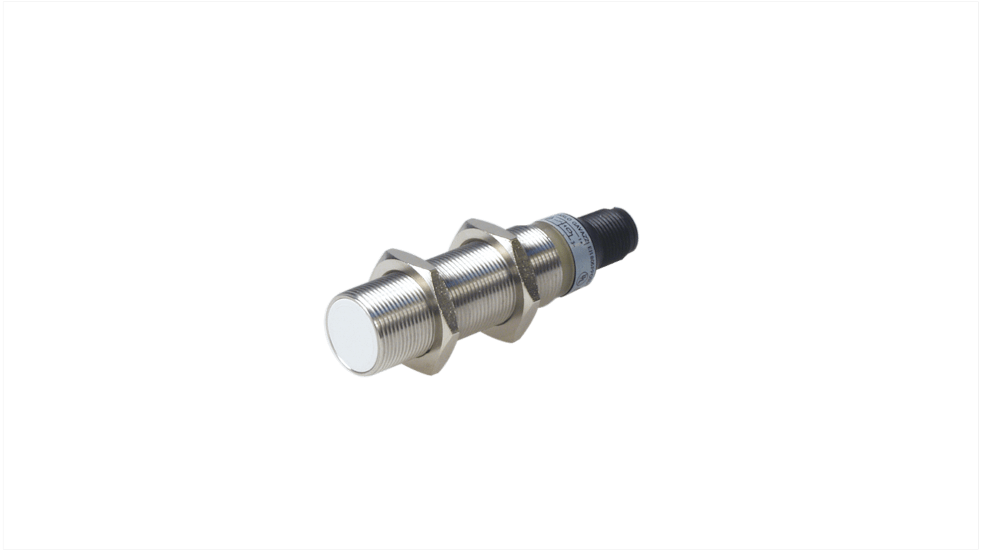 Carlo Gavazzi IA18 Series Inductive Barrel-Style Inductive Proximity Sensor, M18 x 1, 8 mm Detection, Namur Output, 7