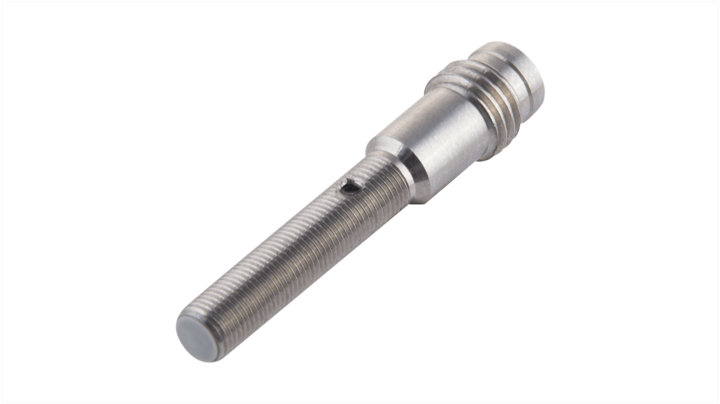 Carlo Gavazzi ICS05 Series Inductive Barrel-Style Inductive Proximity Sensor, M5 x 0.5, 0.8 mm Detection, NPN Output,