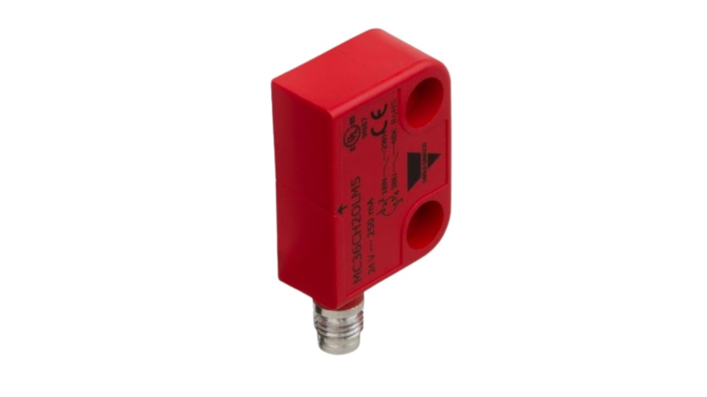 Compact safety magnetic sensor.