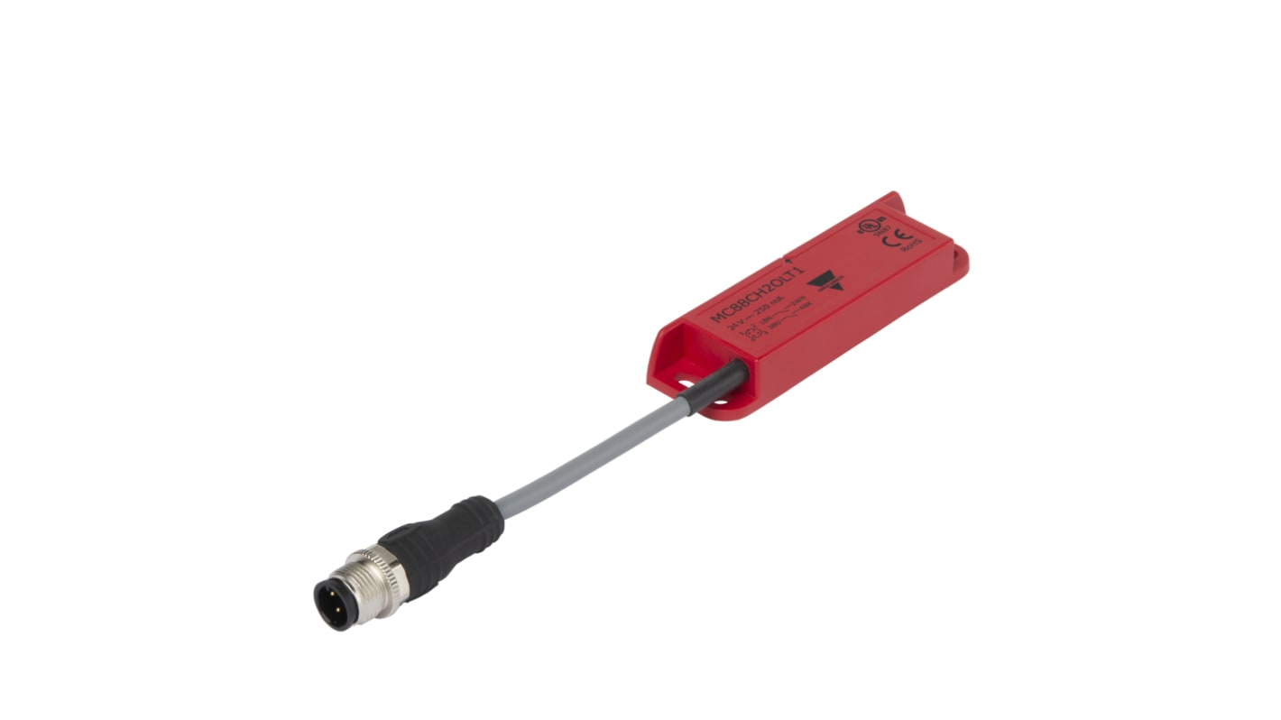 Safety magnetic sensor, rectangular