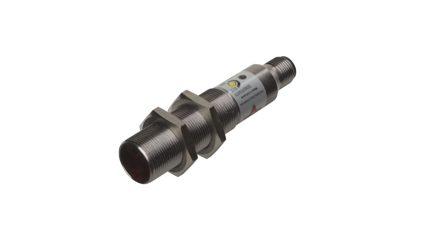 Carlo Gavazzi Retroreflective Photoelectric Sensor, Barrel Sensor, 3000 mm Detection Range