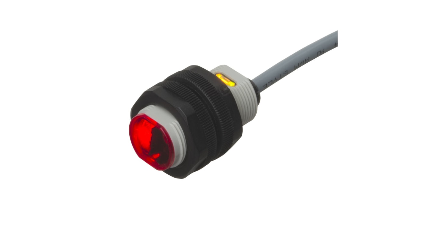 Carlo Gavazzi Diffuse Reflective Photoelectric Sensor, Barrel Sensor, 0 → 400 mm Detection Range