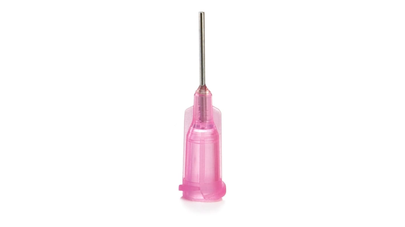 OK International Pink Needle Nozzle Dispensing Tip, 20 Gauge