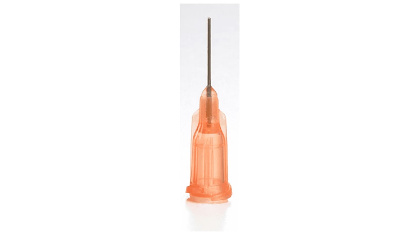 OK International Orange Needle Nozzle Dispensing Tip, 23 Gauge