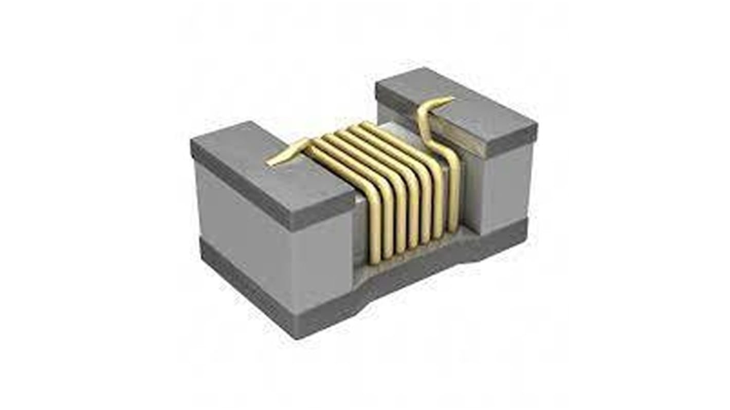 Murata, LQW15AN_00, 0402 (1005M) Unshielded Wire-wound SMD Inductor with a Non-Magnetic Core Core, 8.2 nH ±2% 540mA Idc