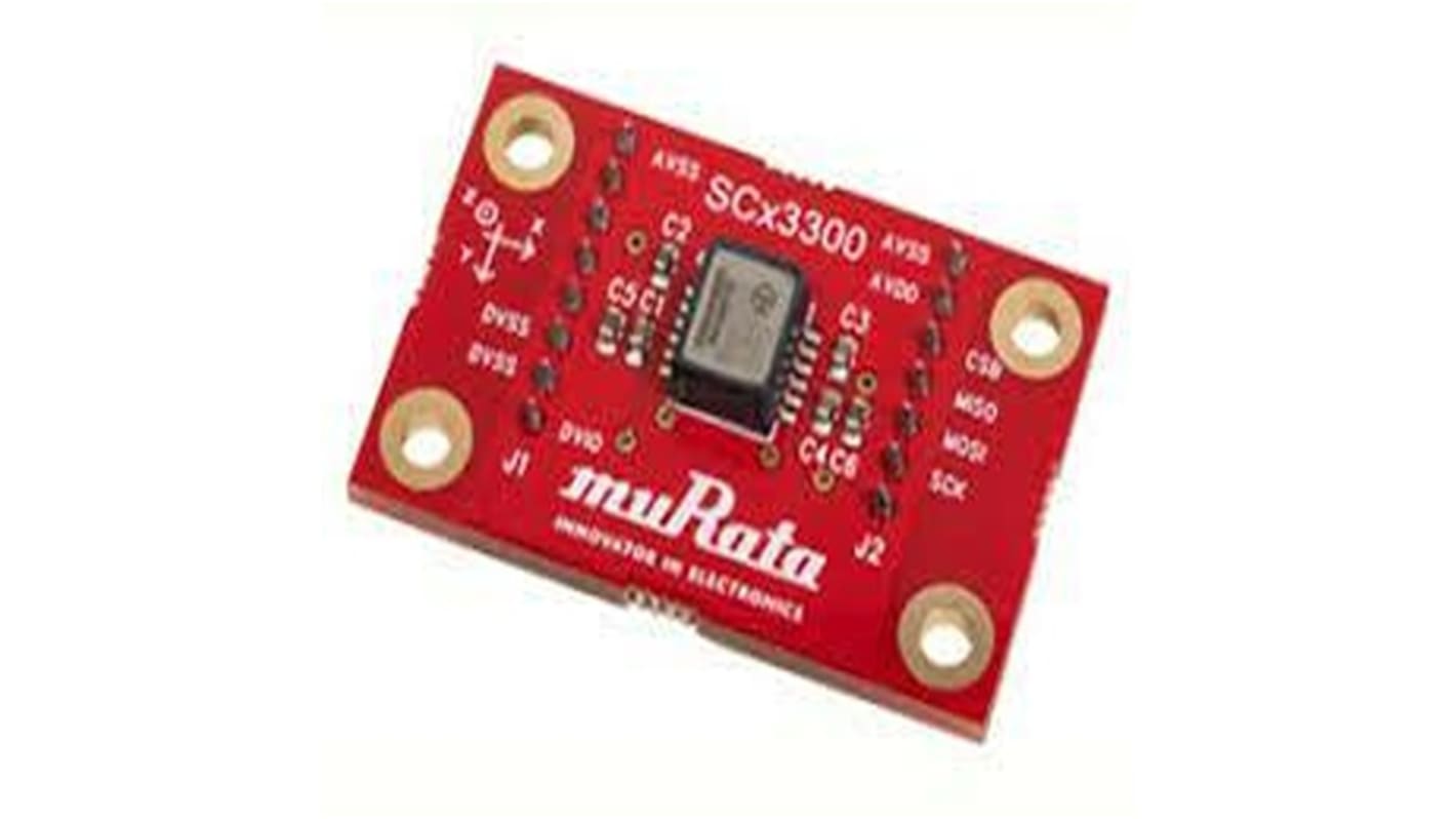 Kit de desarrollo Sensor de inclinómetro Murata Chip Carrier PCB - SCL3300-D01-PCB, para usar con SCL3300